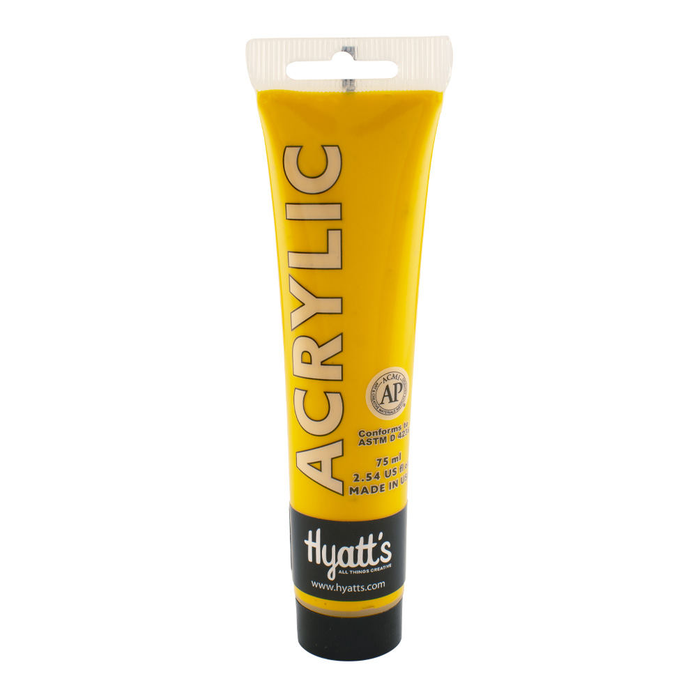 Hyatt's Acrylic 75 ml Cad Yellow Deep