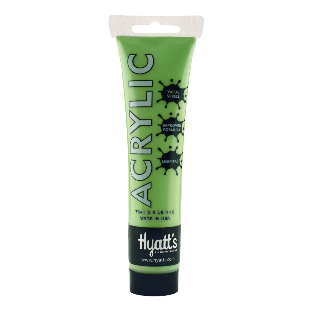 Hyatt's Acrylic 75 ml Bright Yellow Green