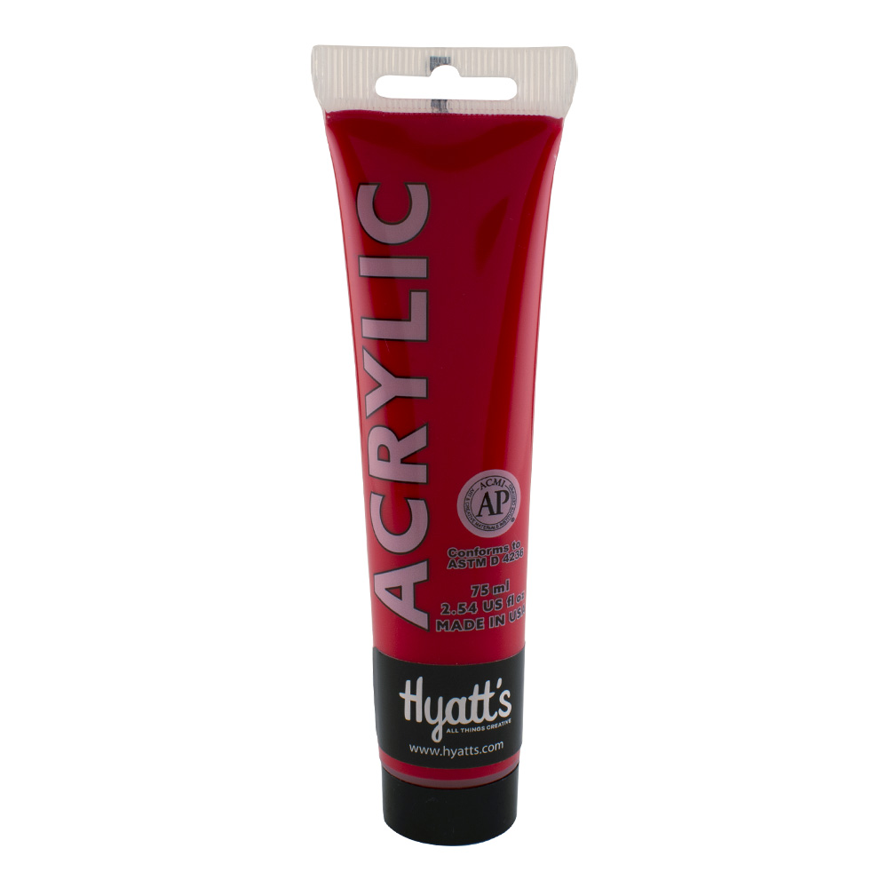 Hyatt's Acrylic 75 ml Cad Red Medium