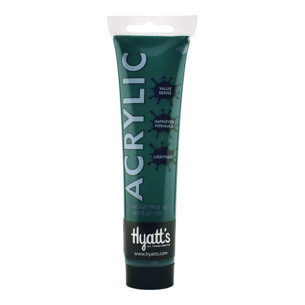 Hyatt's Acrylic 75 ml Permanent Green