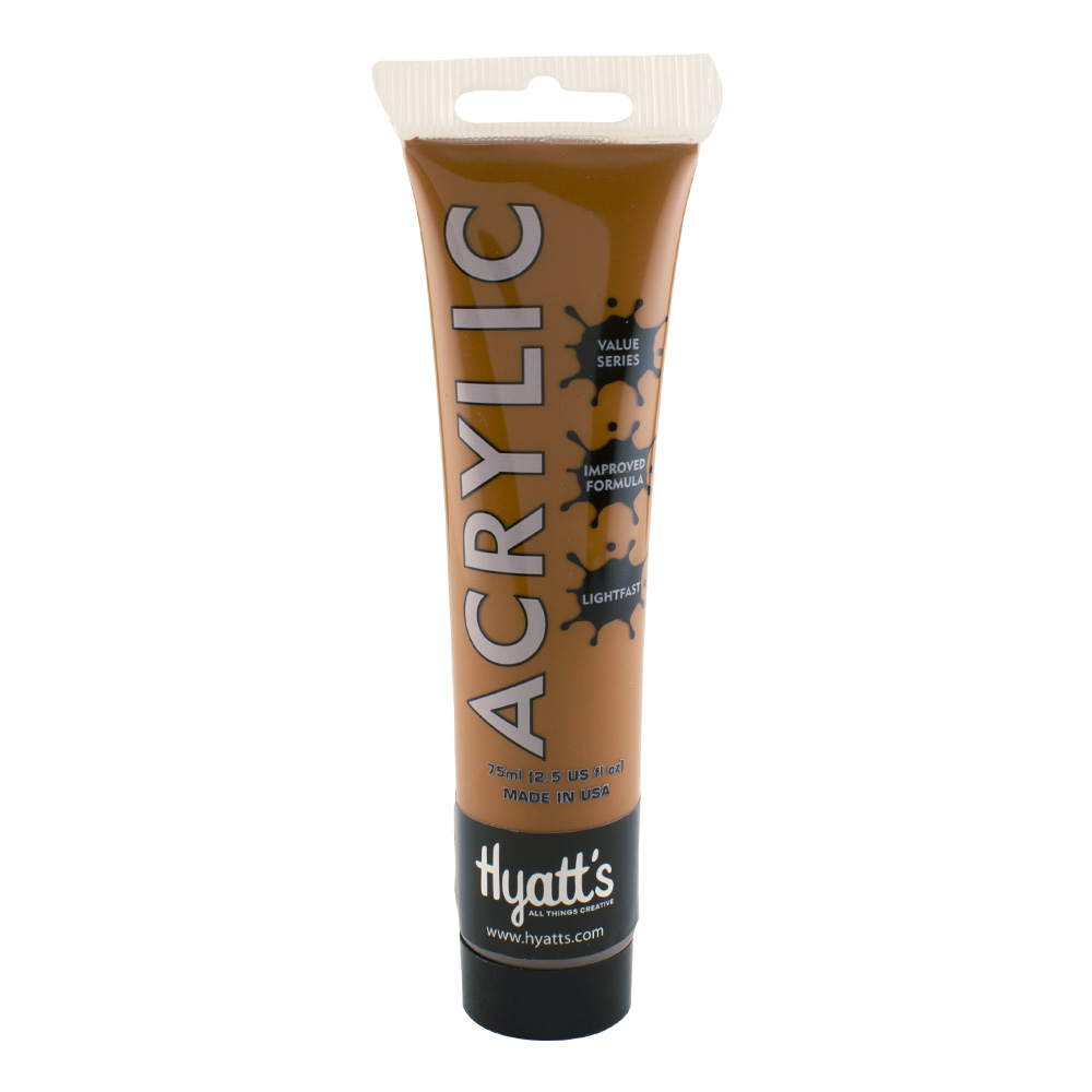 Hyatt's Acrylic 75 ml Raw Sienna