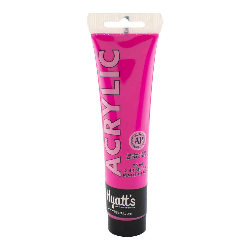 Hyatt's Acrylic 75 ml Neon Pink