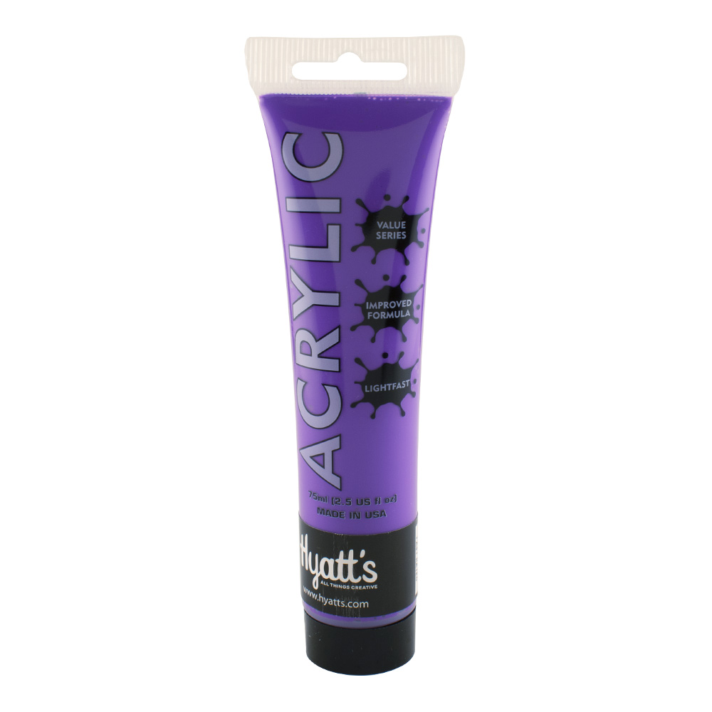 Hyatt's Acrylic 75 ml Neon Violet