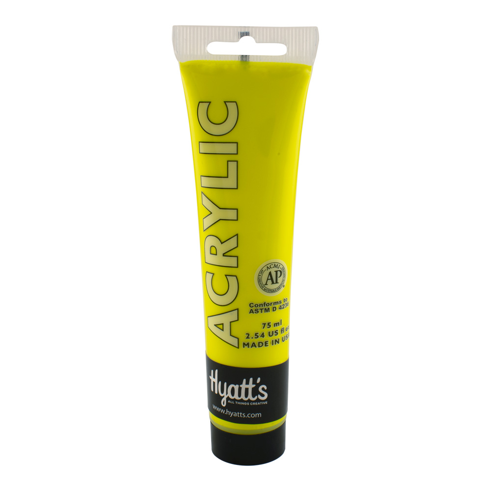 Hyatt's Acrylic 200ml Neon Yellow, Men's, Size: Large