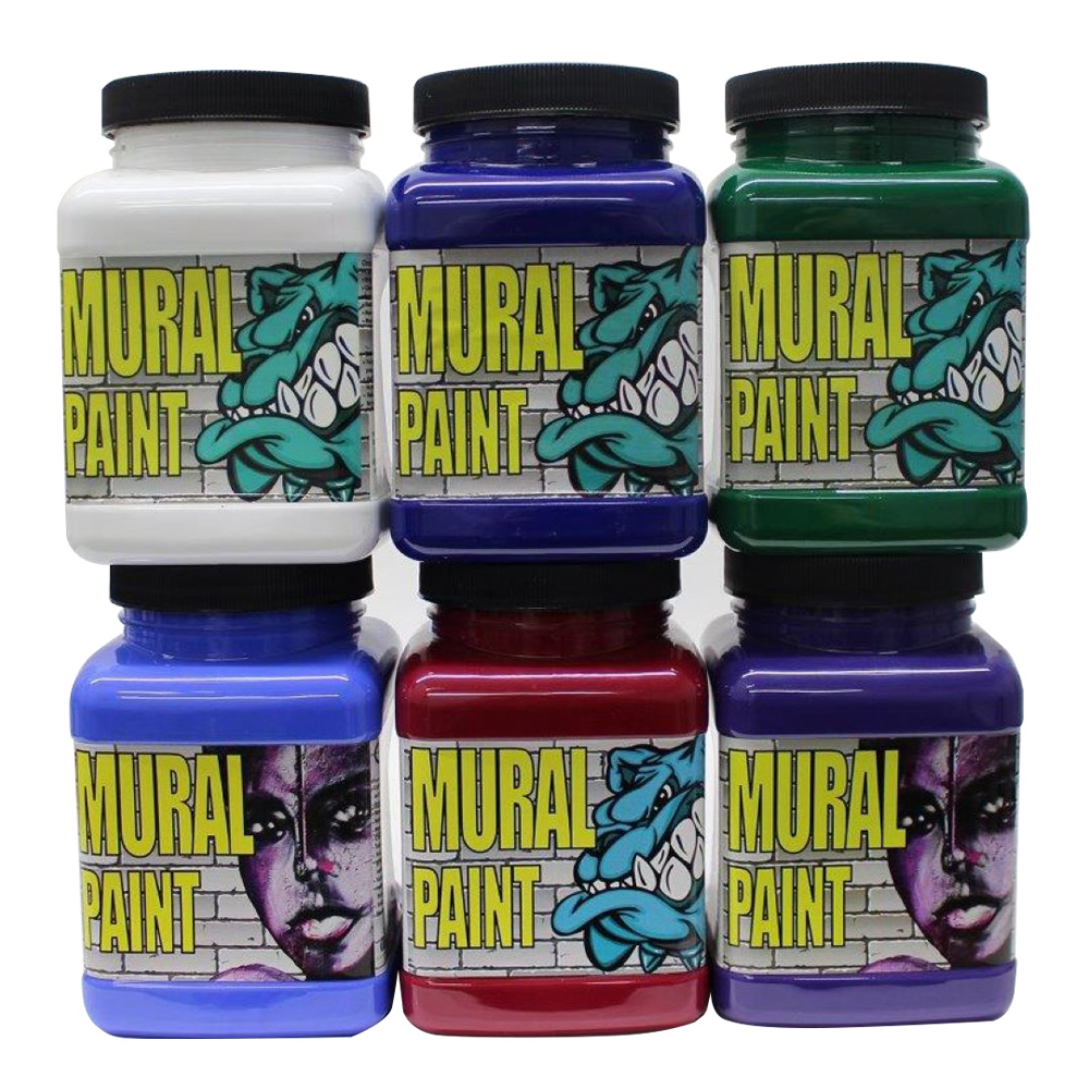 Chroma Mural Paint 16 oz Set Of 6 Lush