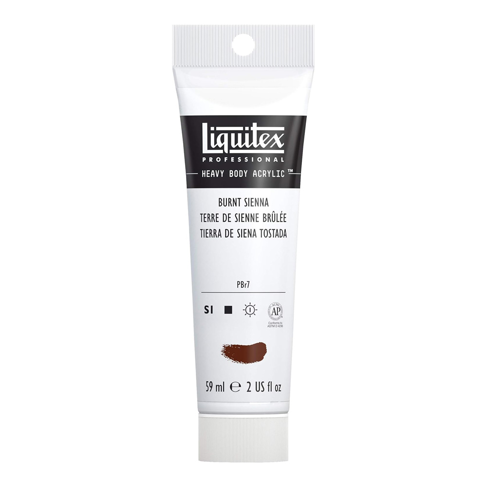 Liquitex Hvy Acrylic 2 oz Burnt Sienna