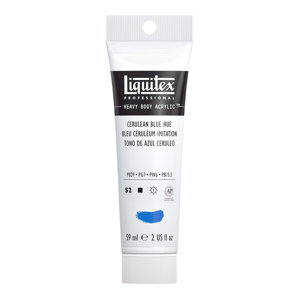 Liquitex Heavy Acrylic 2oz Cerulean Blue Hue