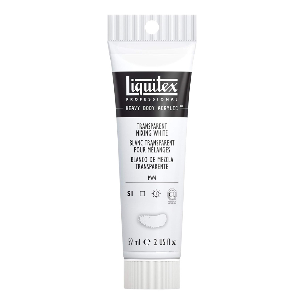 Liquitex Hvy Acrylic 2 oz Trans Mixing White