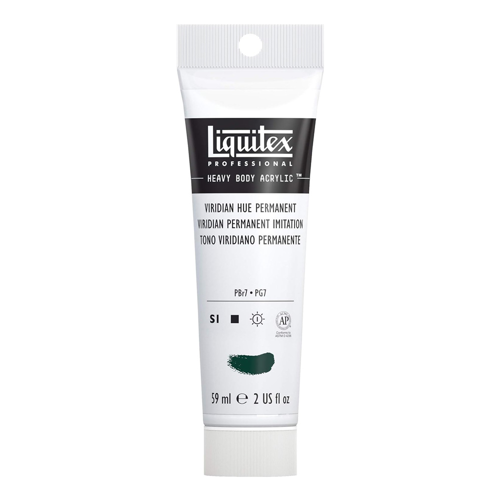 Liquitex Hvy Acrylic 2 oz Viridian Hue Perm