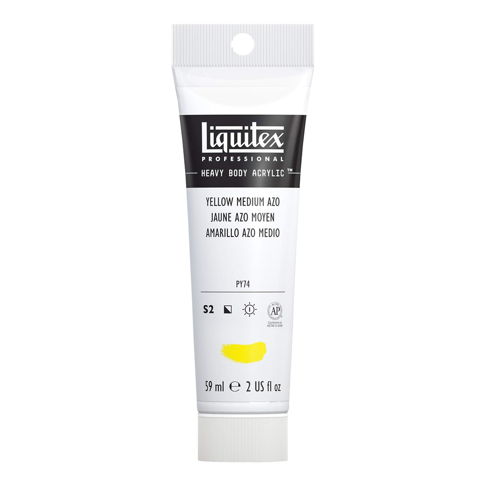 Liquitex Hvy Acrylic 2 oz Yellow Medium Azo