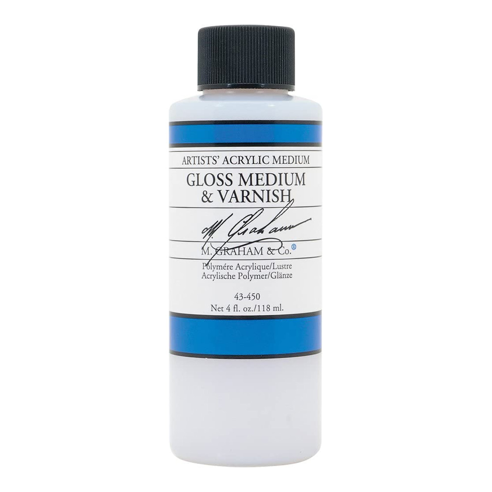 M. Graham Acrylic Medium Gloss 4 oz