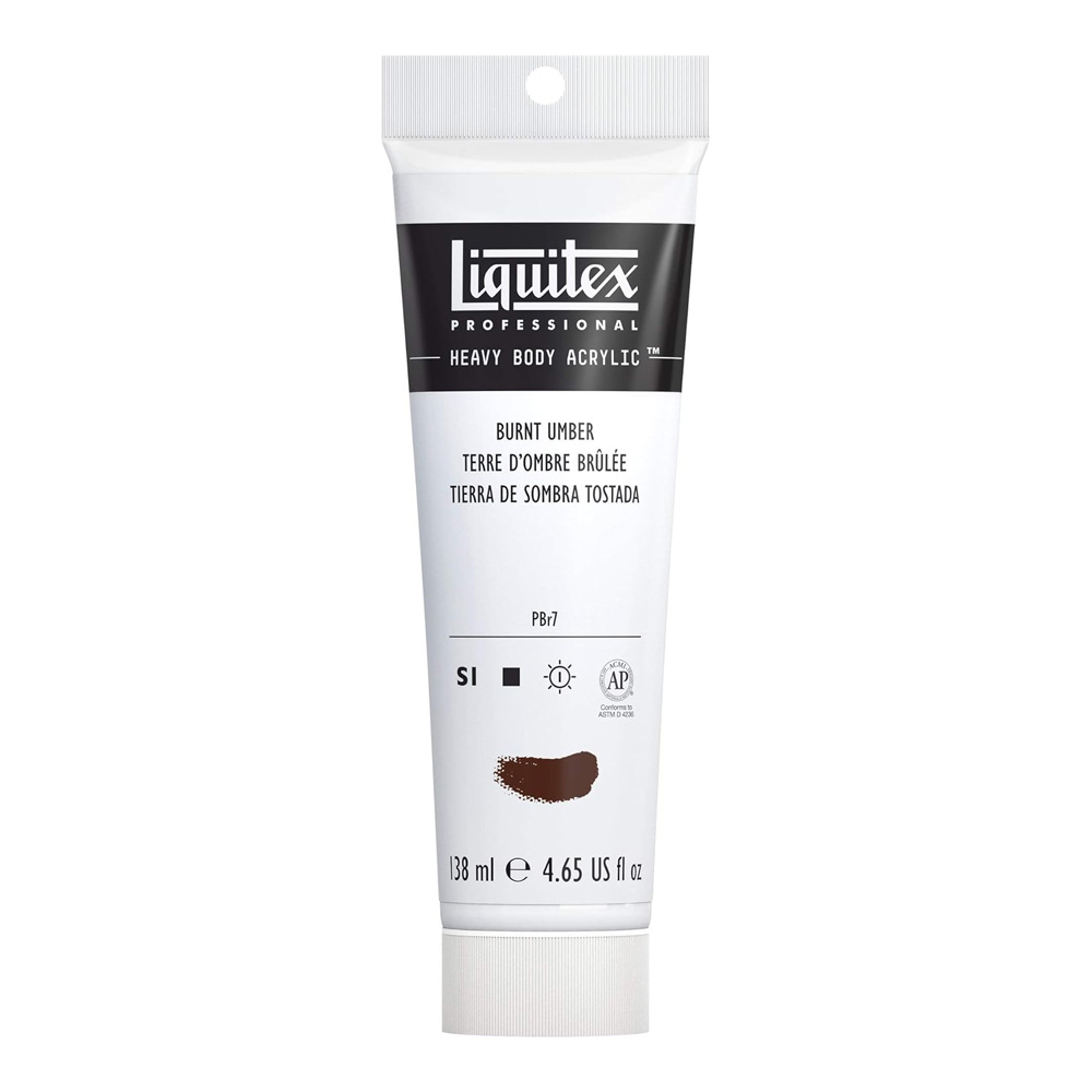 Liquitex Hvy Acrylic 4.65 oz Burnt Umber