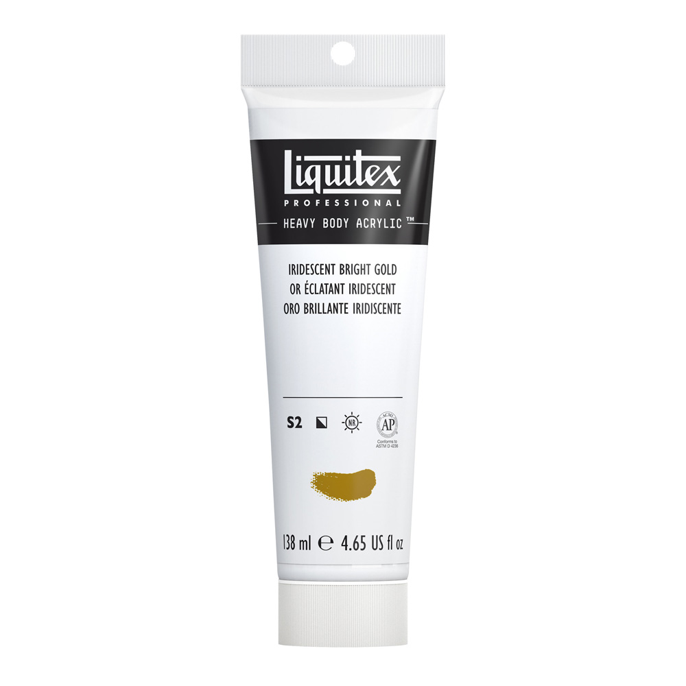 Liquitex Hvy Acrylic 4.65 oz Irid Bright Gold