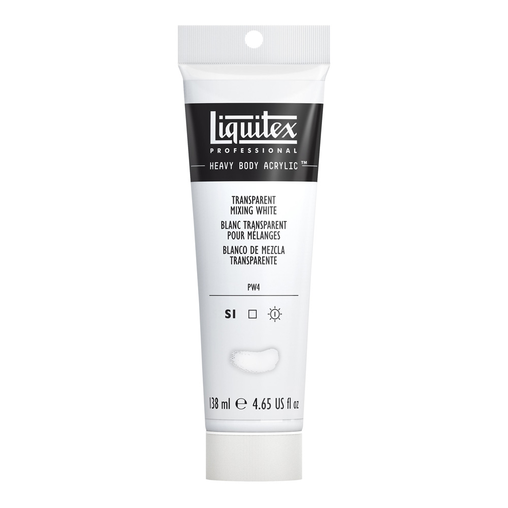 Liquitex Hvy Acryl 4.65 oz Trans Mixing White