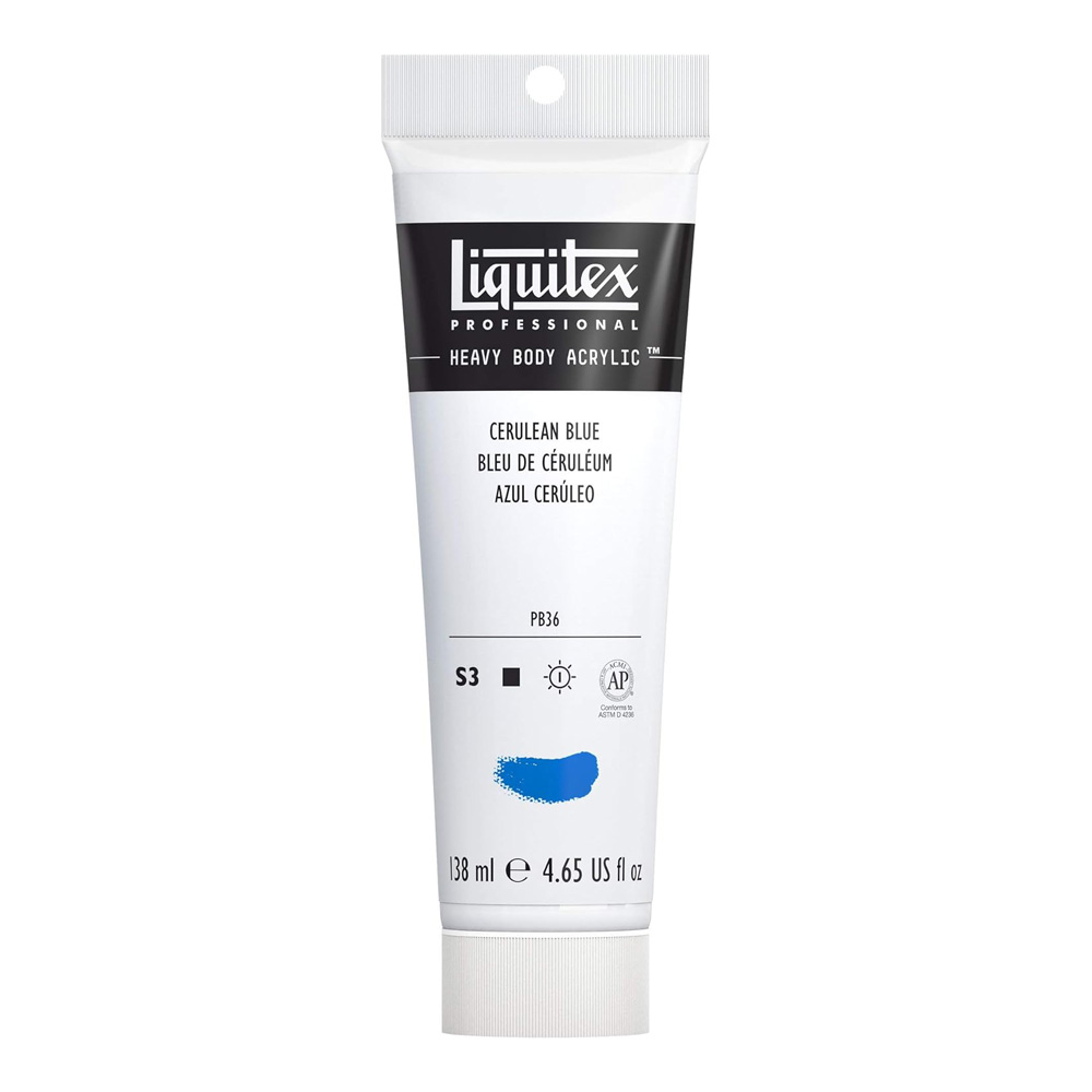 Liquitex Hvy Acrylic 4.65 oz Cerulean Blue