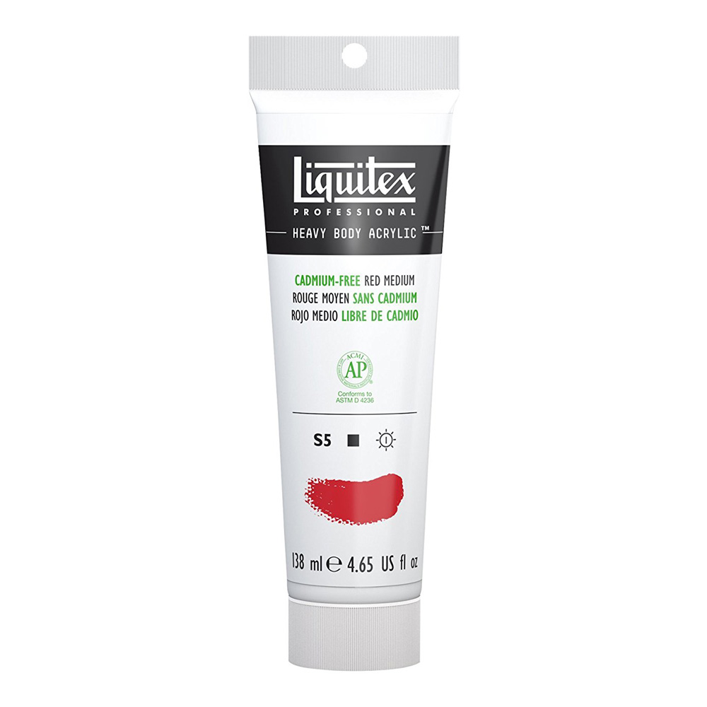 Liquitex Hvy 4.65 oz Cad Free Red Med