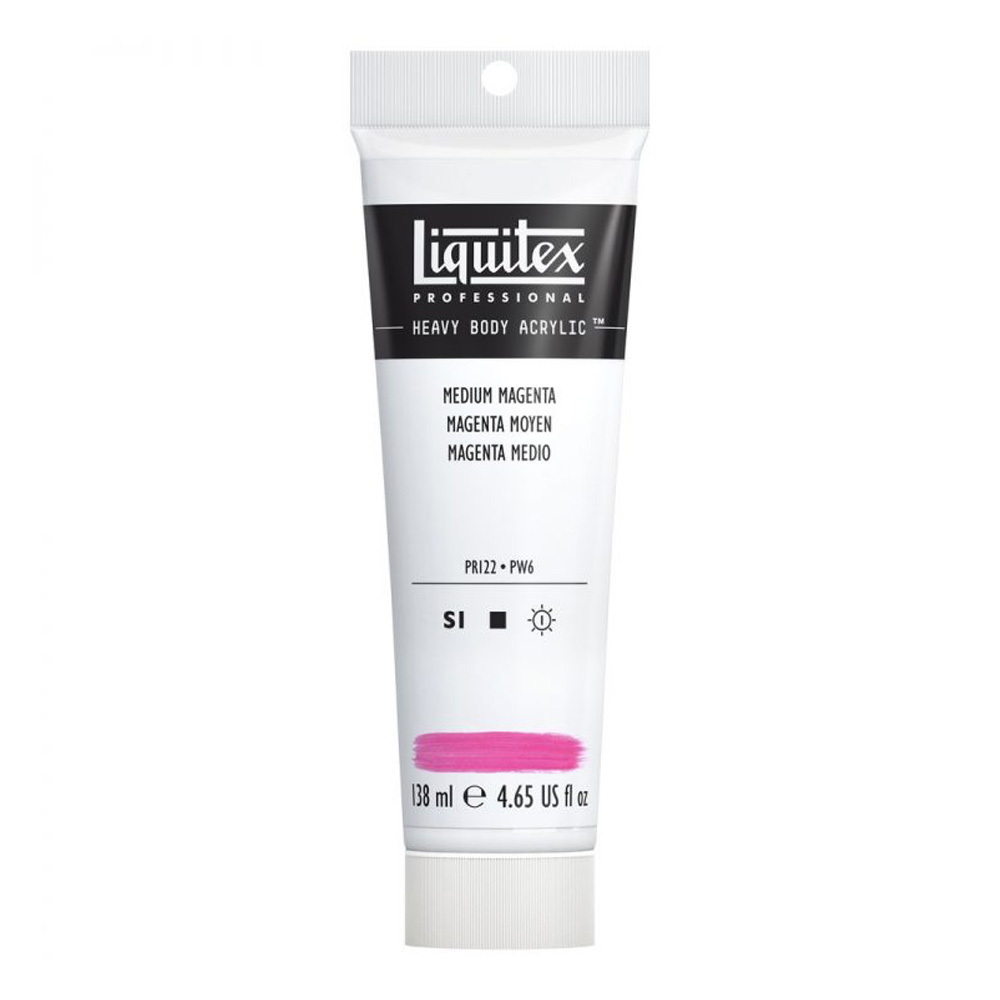 Liquitex Hvy Acrylic 4.65 oz Medium Magenta