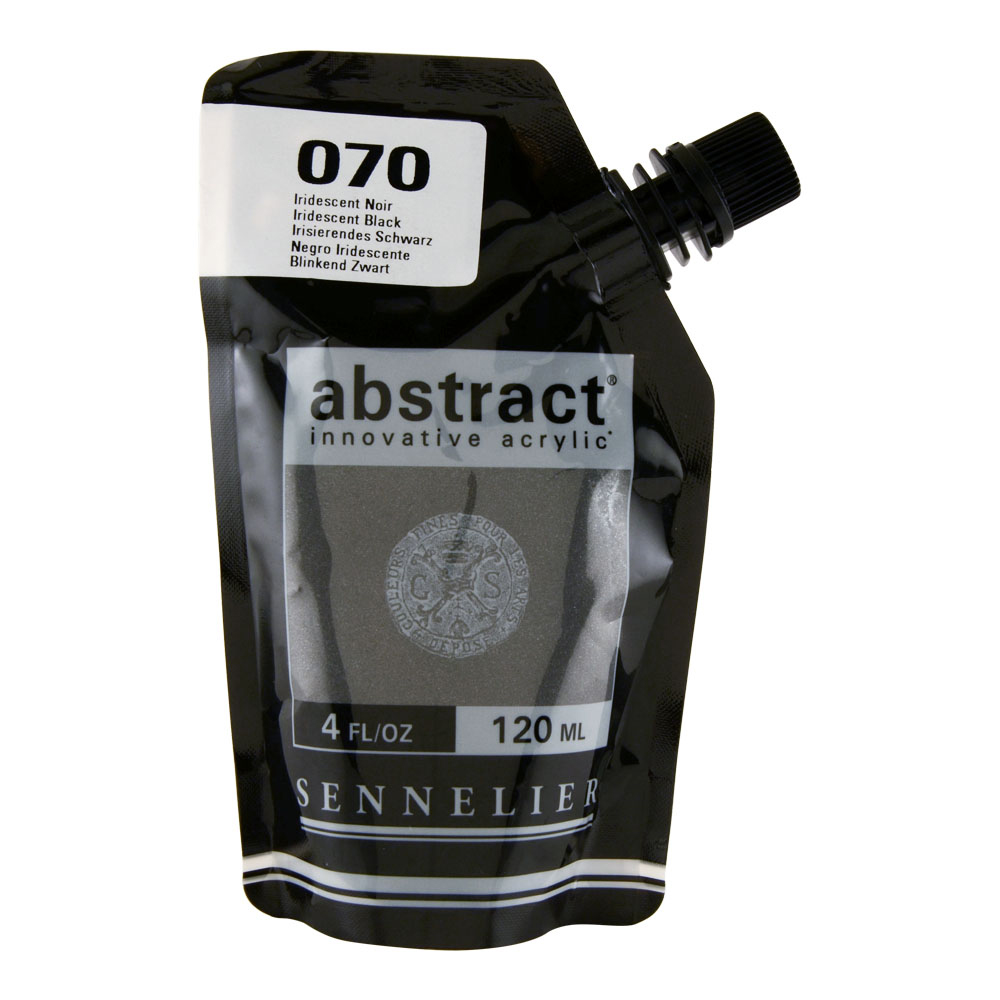 Abstract Acrylic 120 ml Iridescent Black