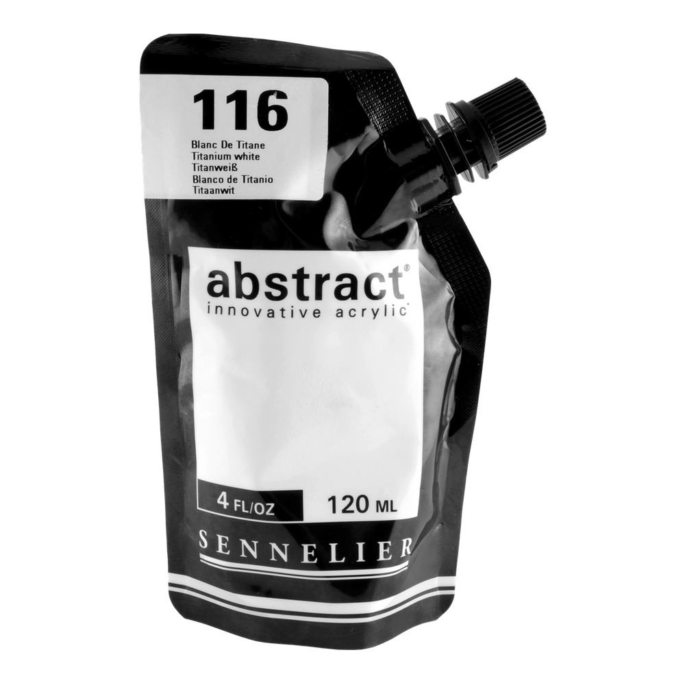 Abstract Acrylic 120 ml Titanium White