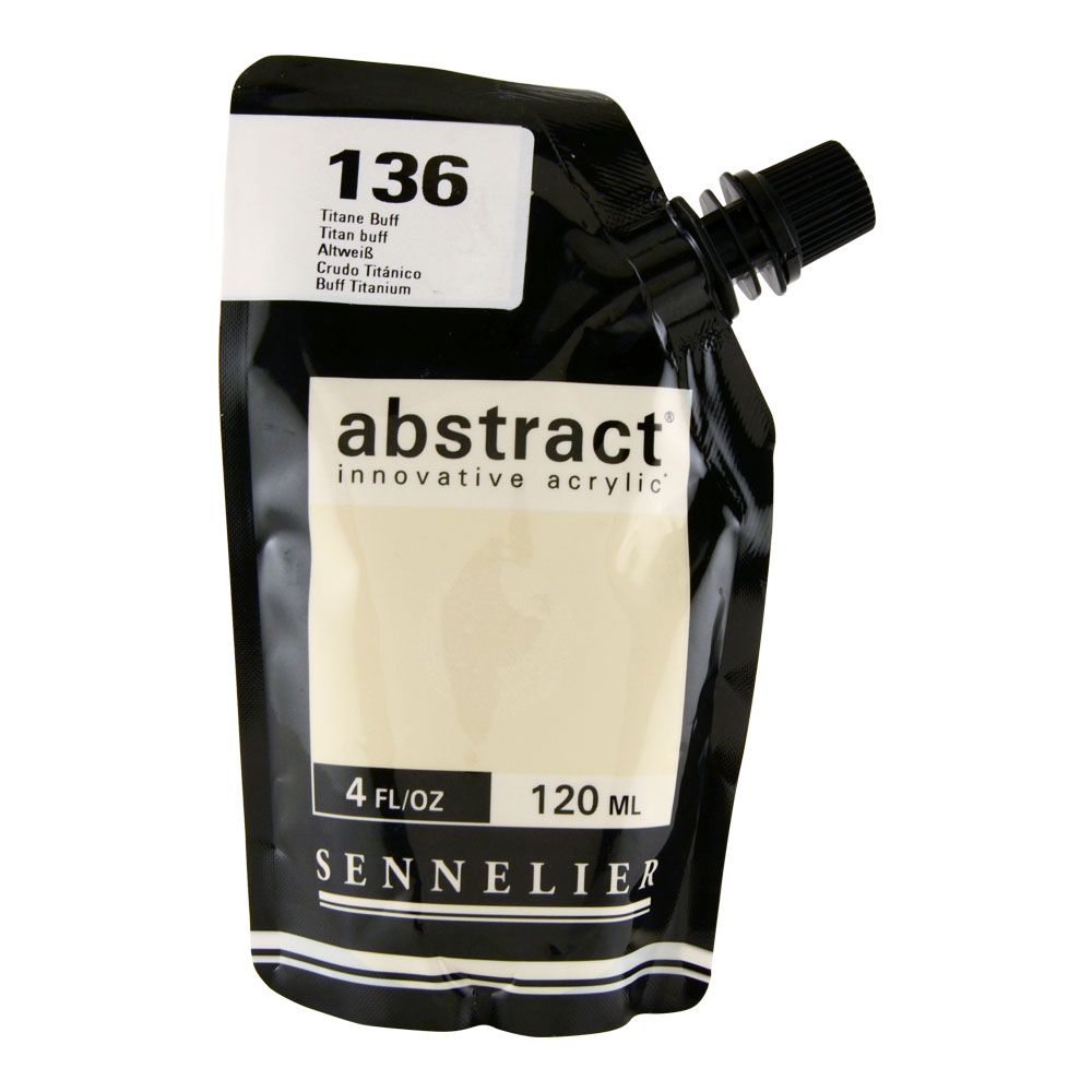 Abstract Acrylic 120 ml Titanium Buff