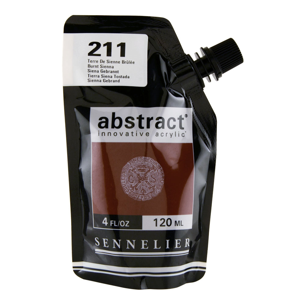 Abstract Acrylic 120 ml Burnt Sienna