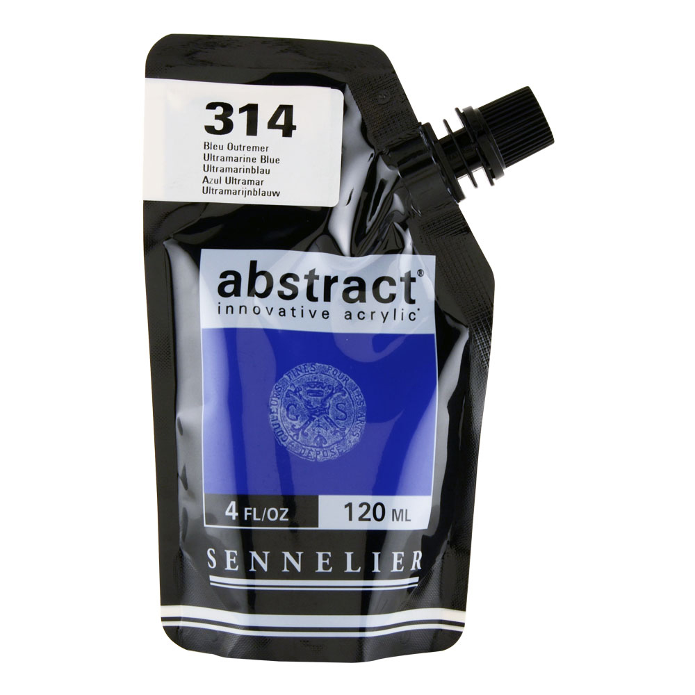 Abstract Acrylic 120 ml Ultramarine Blue