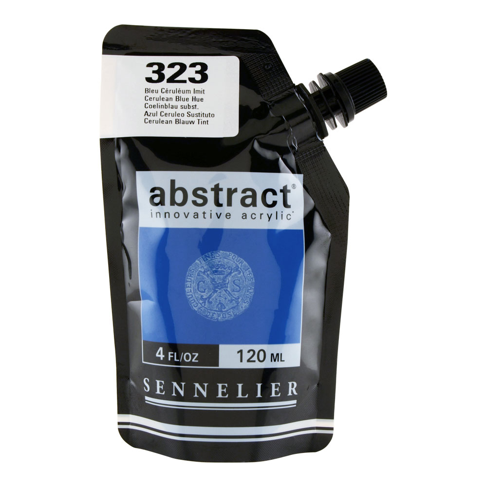 Abstract Acrylic 120 ml Cerulean Blue Hue