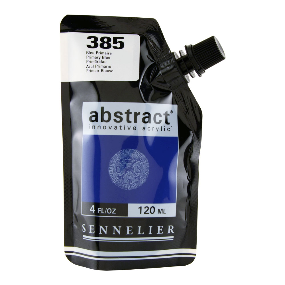 Abstract Acrylic 120 ml Primary Blue