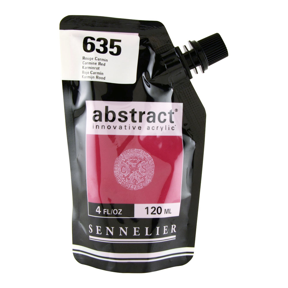 Abstract Acrylic 120 ml Carmine Red