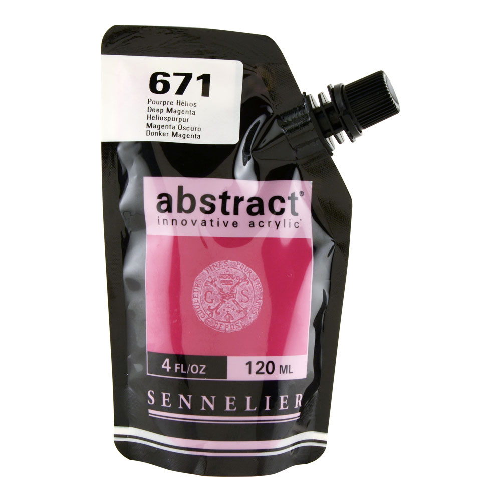 Abstract Acrylic 120 ml Deep Magenta