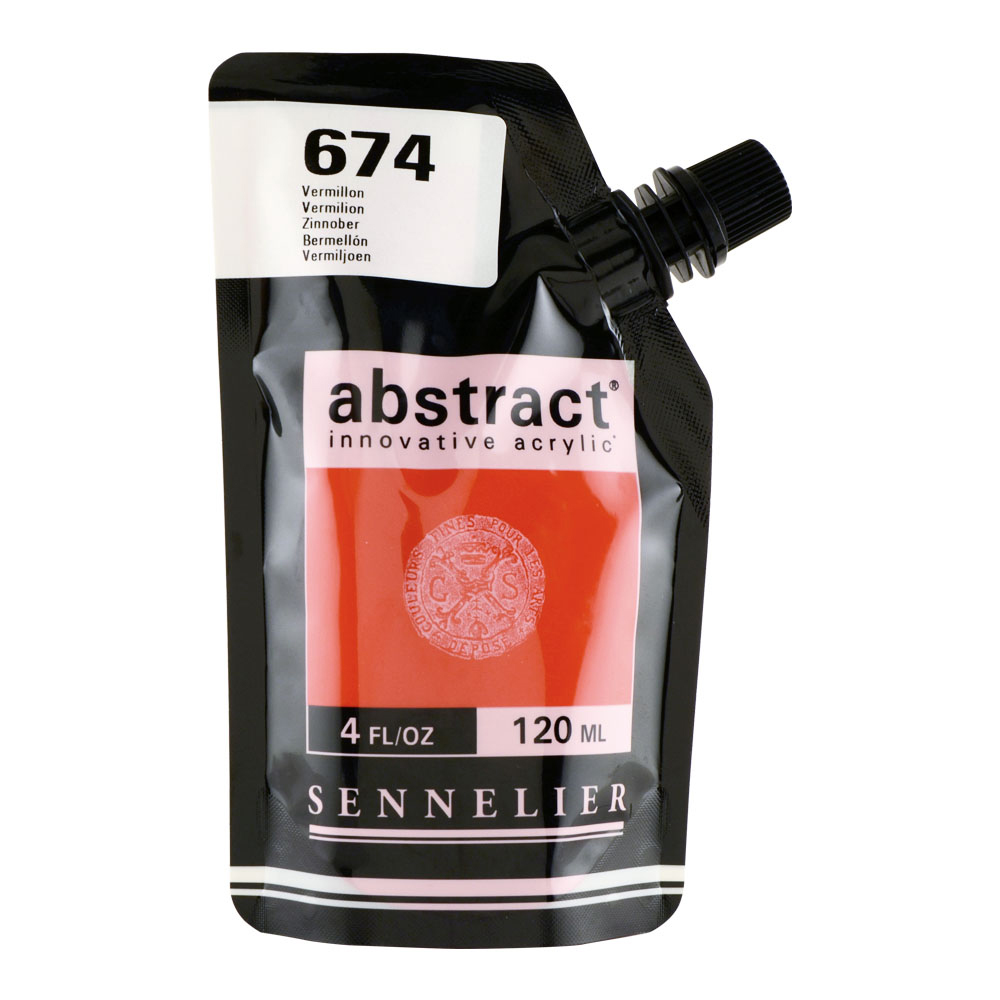 Abstract Acrylic 120 ml Vermilion
