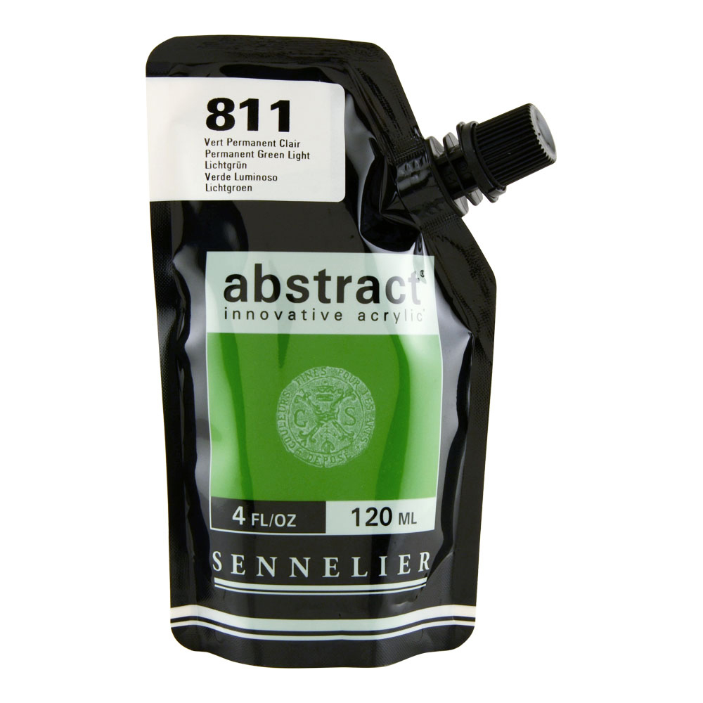 Abstract Acrylic 120 ml Permanent Green Light