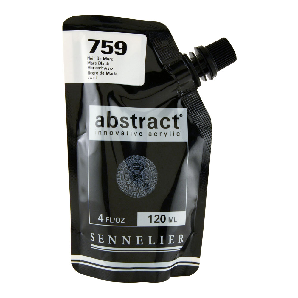 Abstract Acrylic 120 ml Mars Black
