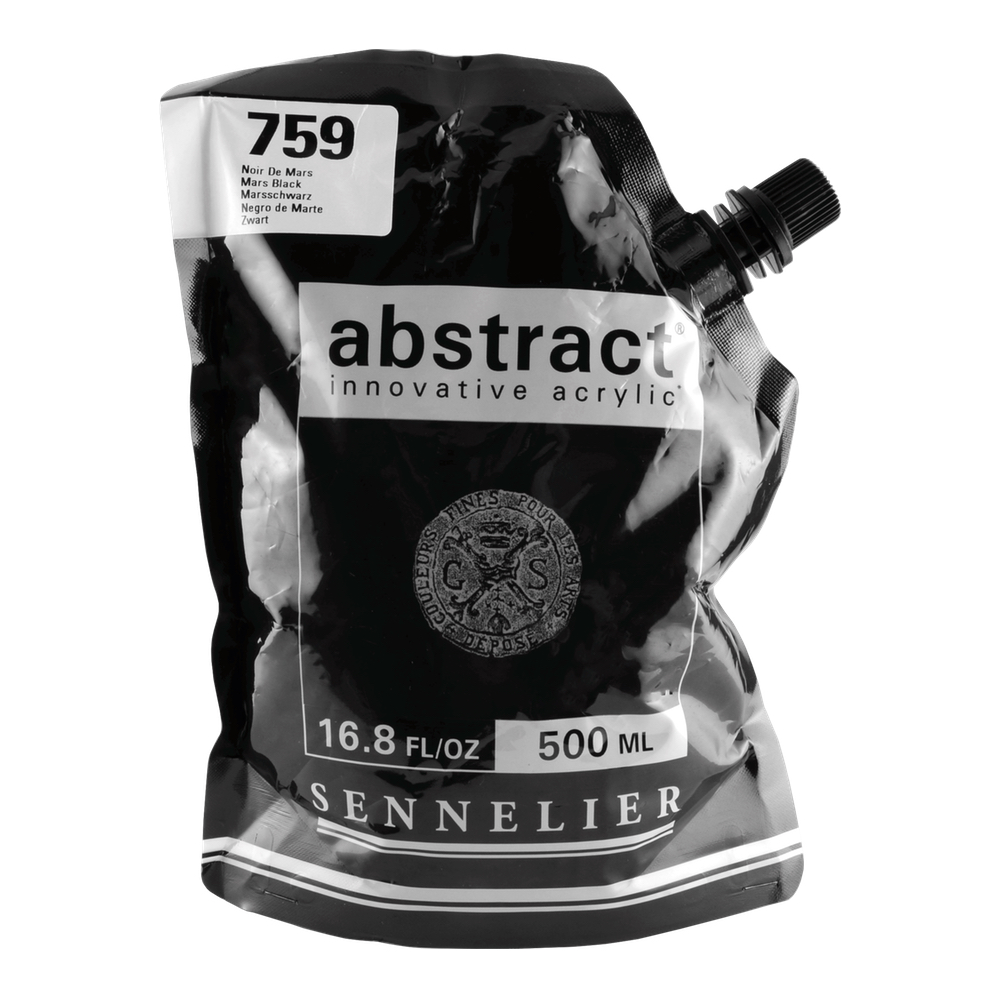 Abstract Acrylic 500 ml Mars Black