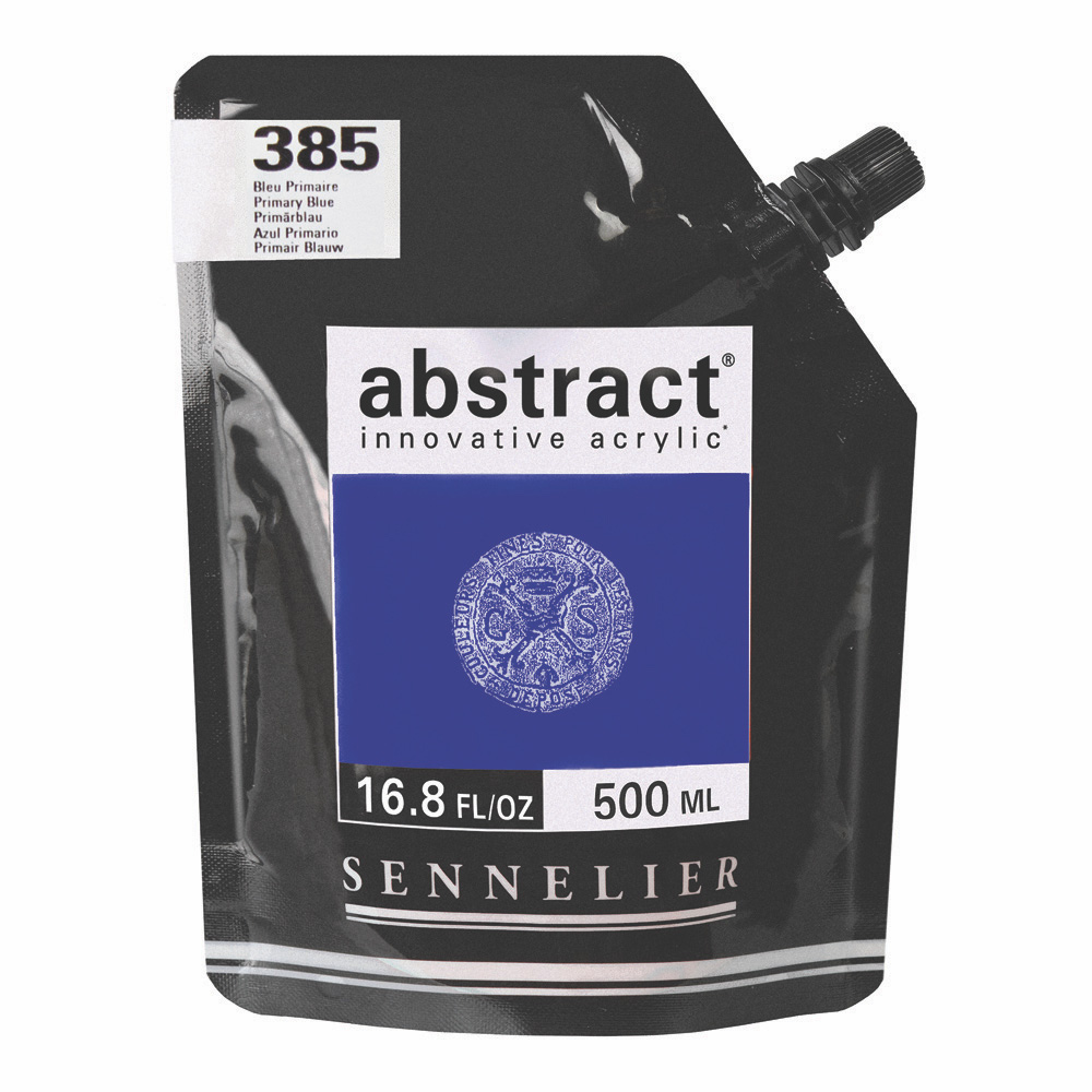 Abstract Acrylic 500 ml Primary Blue