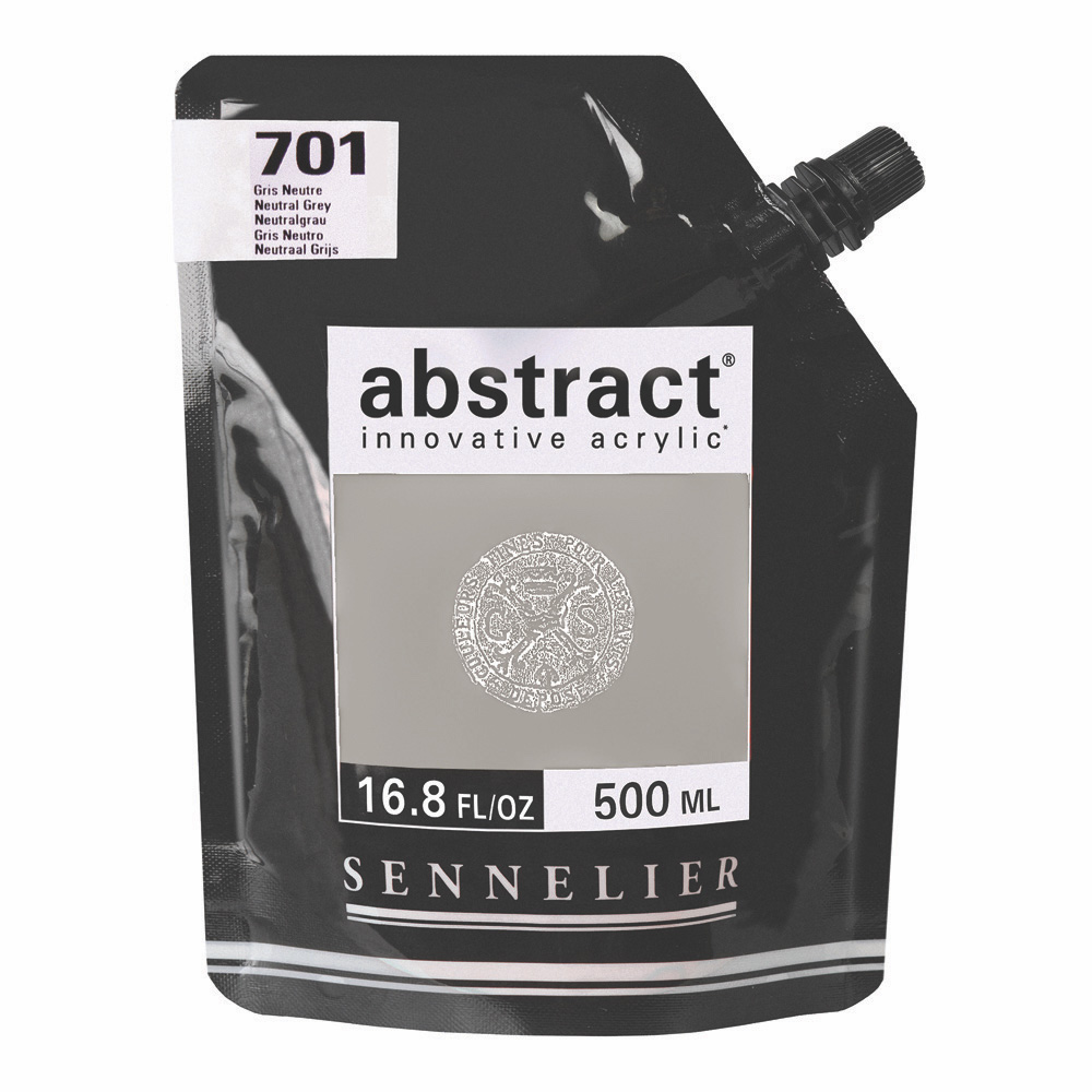 Abstract Acrylic 500 ml Neutral Grey