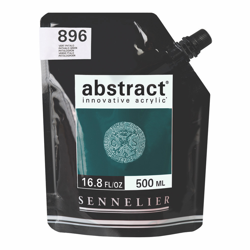 Abstract Acrylic 500 ml Phthalo Green