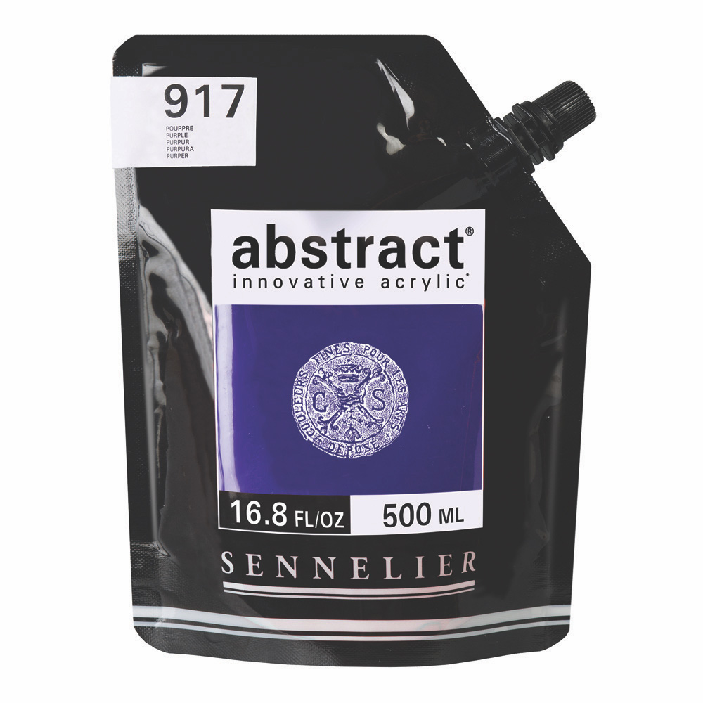 Abstract Acrylic 500 ml Purple