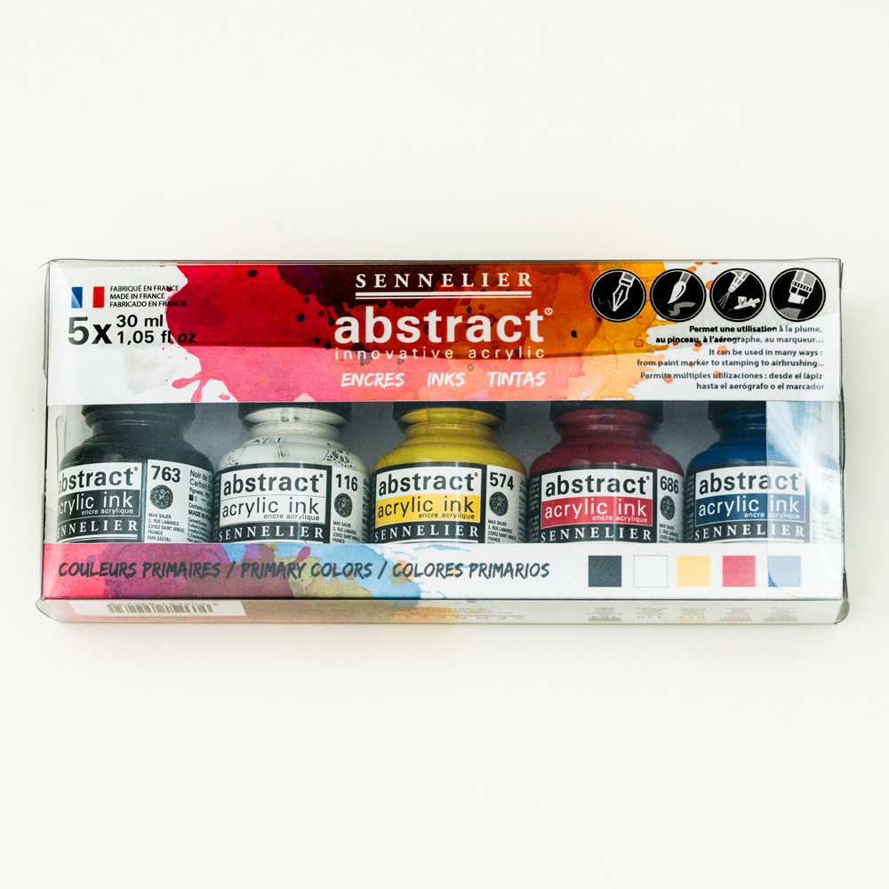 Abstract Ink Set of 5-30 ml Bottles