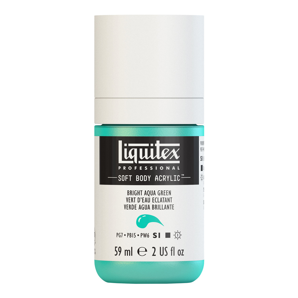 Liqtx Soft Acryl 2 oz Bright Aqua Green