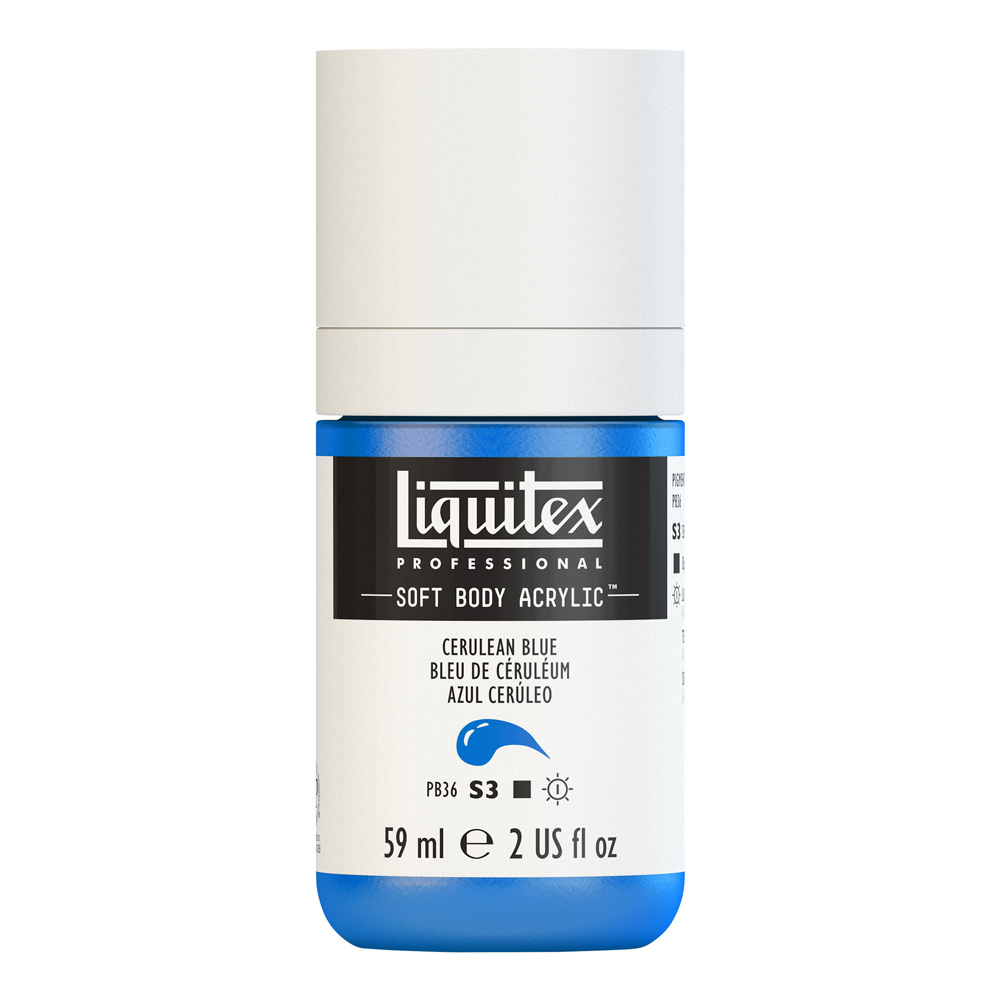 Liqtx Soft Acryl 2 oz Cerulean Blue