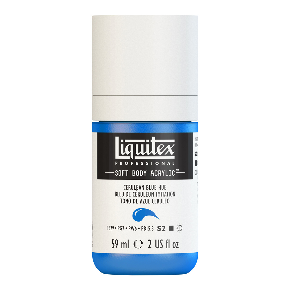 Liqtx Soft Acryl 2 oz Cerulean Blue Hue