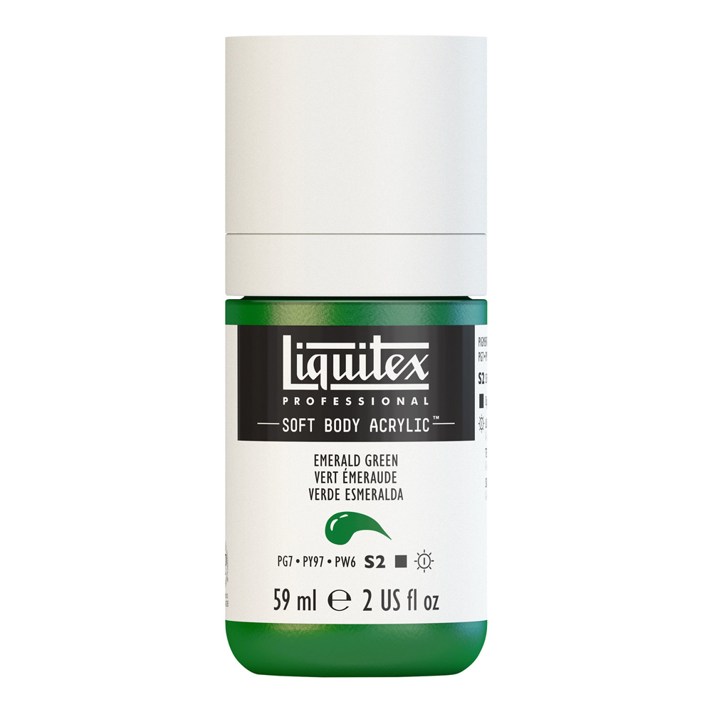 Liqtx Soft Acryl 2 oz Emerald Green