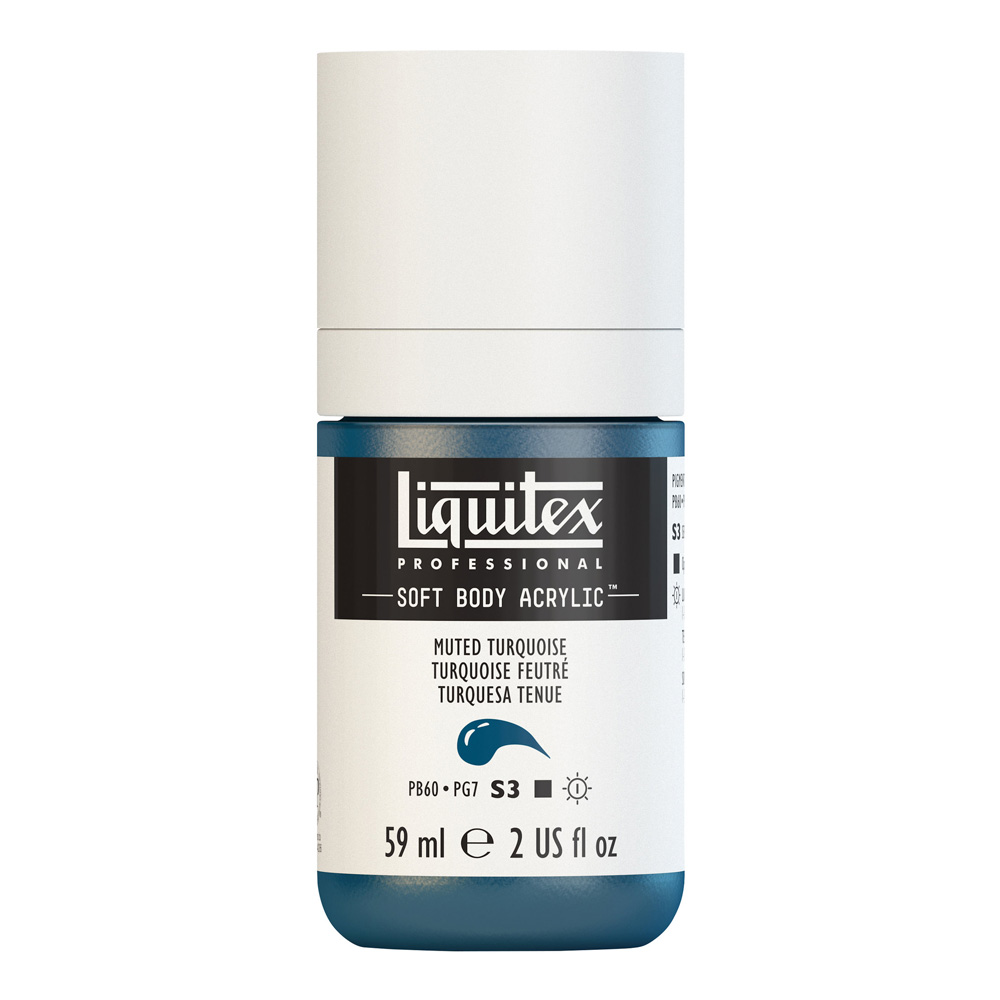 Liqtx Soft Acryl 2 oz Muted Turquoise