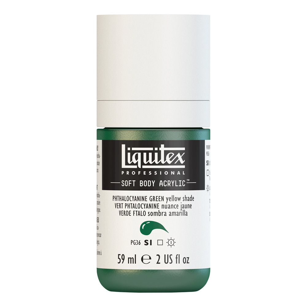 Liqtx Soft Acryl 2 oz Phthalo Green Ylw