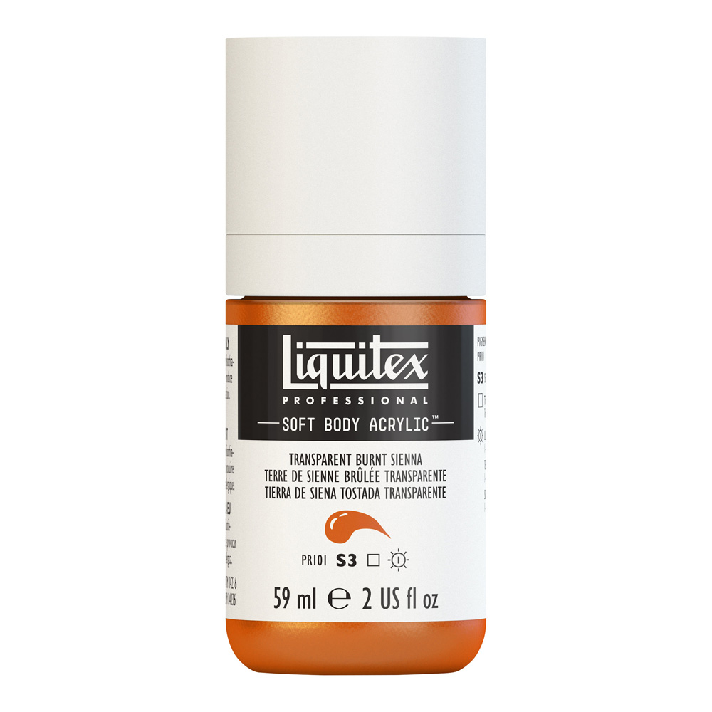 Liqtx Soft Acryl 2 oz Trans Burnt Sienna