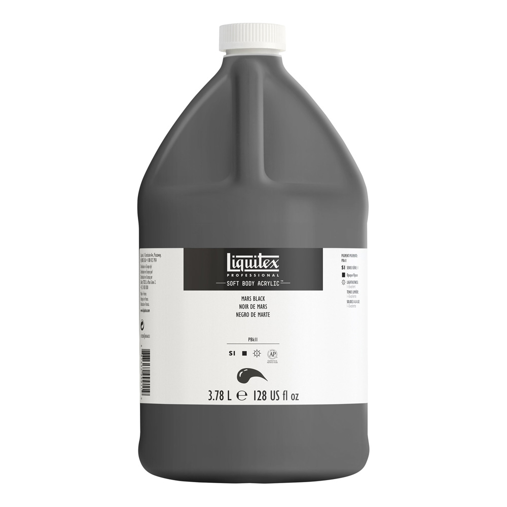 Liquitex Soft Acrylic Gallon Mars Black