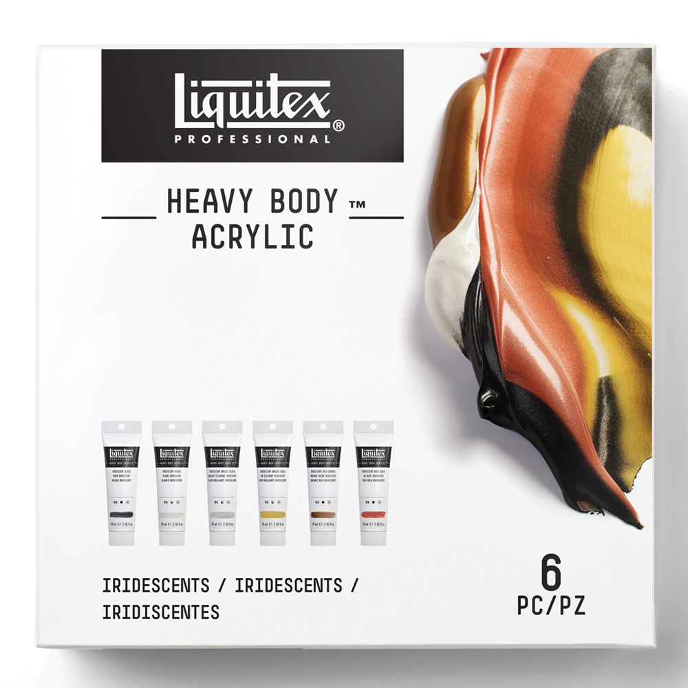 Liquitex Heavy Acrylic Iridescent 6 Tube Set