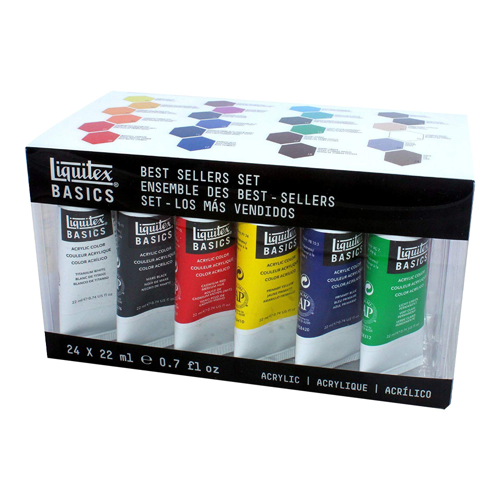 Basics Acrylic Best Sellers 24 Tube Set 22 ml