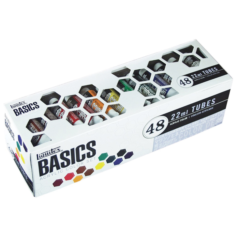 Basics Acrylic 48 Color 22 ml Set